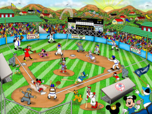 Disney Plays Baseball (Yank