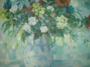 Blue & White Vase LB187