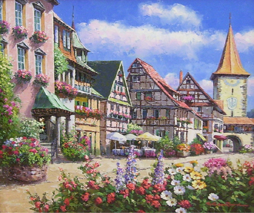 Colmar Alsace (Painting)