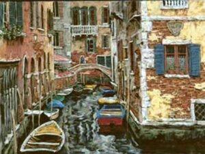 Venice Boats (Canvas)
