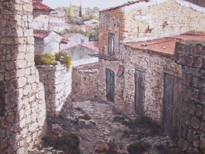Grecian Alley (Painting)