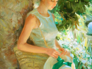 Pensive Shade -Painting