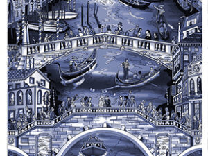 Midnight in Venice Grey Blue