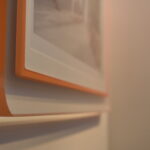 Clear Acrylic Prisma Frame with orange lip