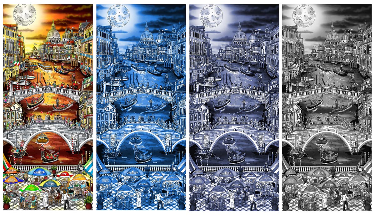 Midnight in Venice Grey Blue - Image 2